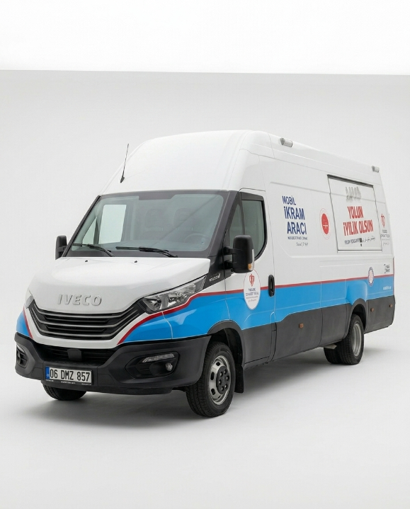 Belediye Mobil İkram Aracı Kurumsal Kaplama